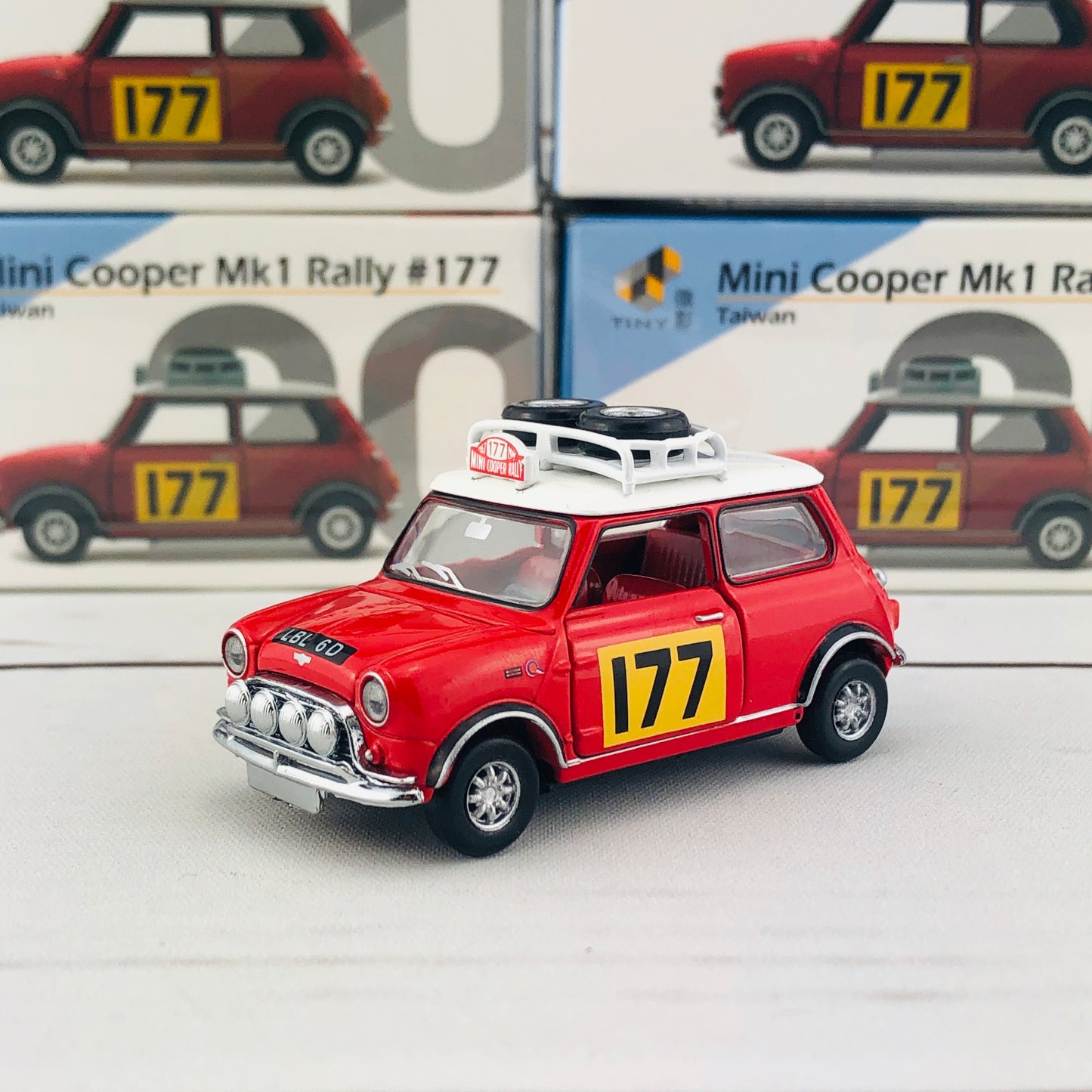 Tiny 20 Mini Cooper Mk1 Rally #177 Taiwan ATC64567