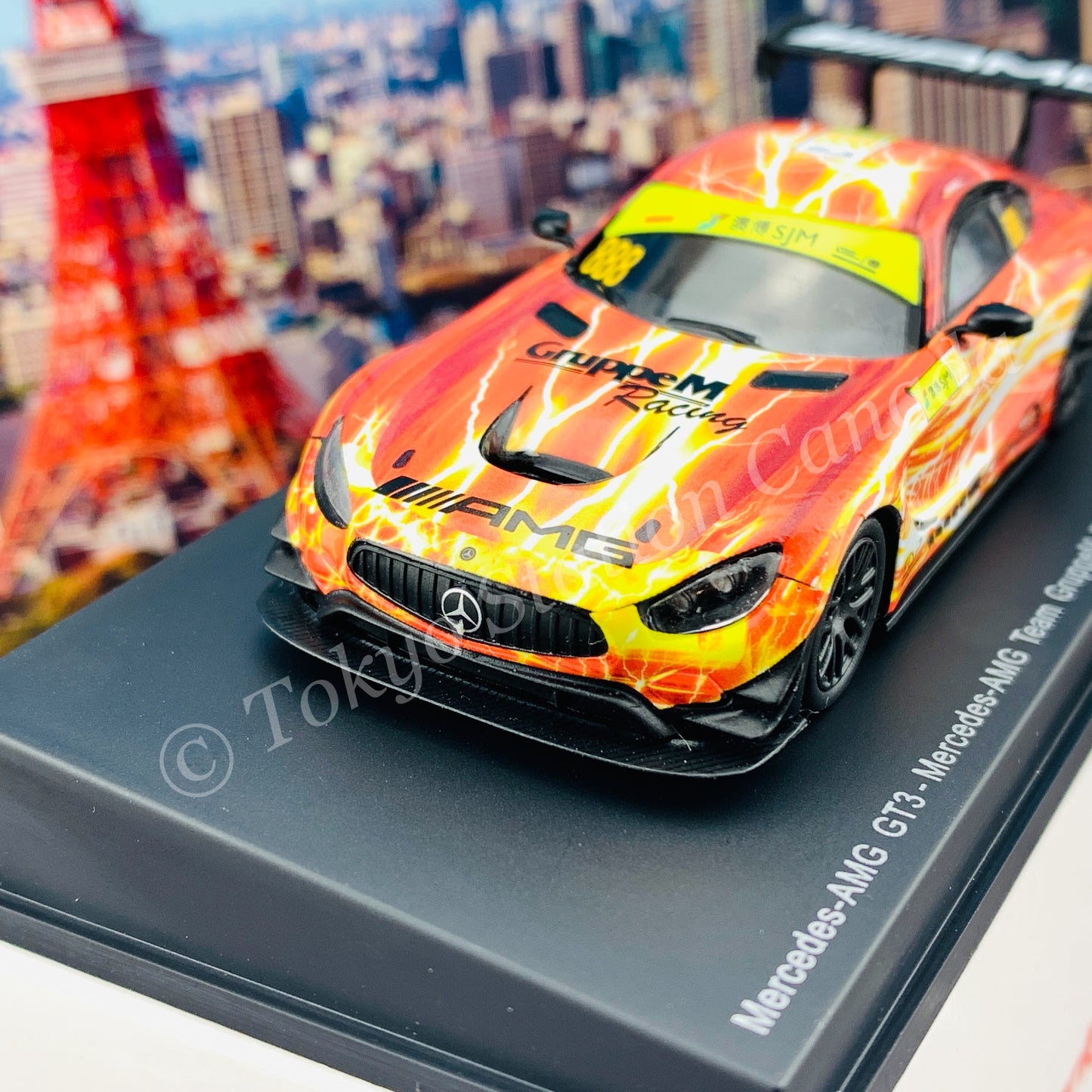 Sparky 1/64 MERCEDES-AMG GT3 NO.888 MERCEDES-AMG TEAM GRUPPEM RACING 9TH FIA GT WORLD CUP MACAU 2019 MARO ENGEL Y169