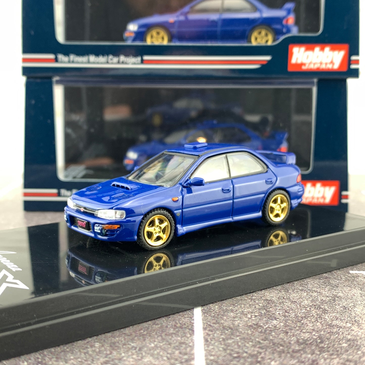 Hobby Japan 1/64 Subaru Impreza WRX GC8 STi Verion II Sport Blue HJ641013SSBL
