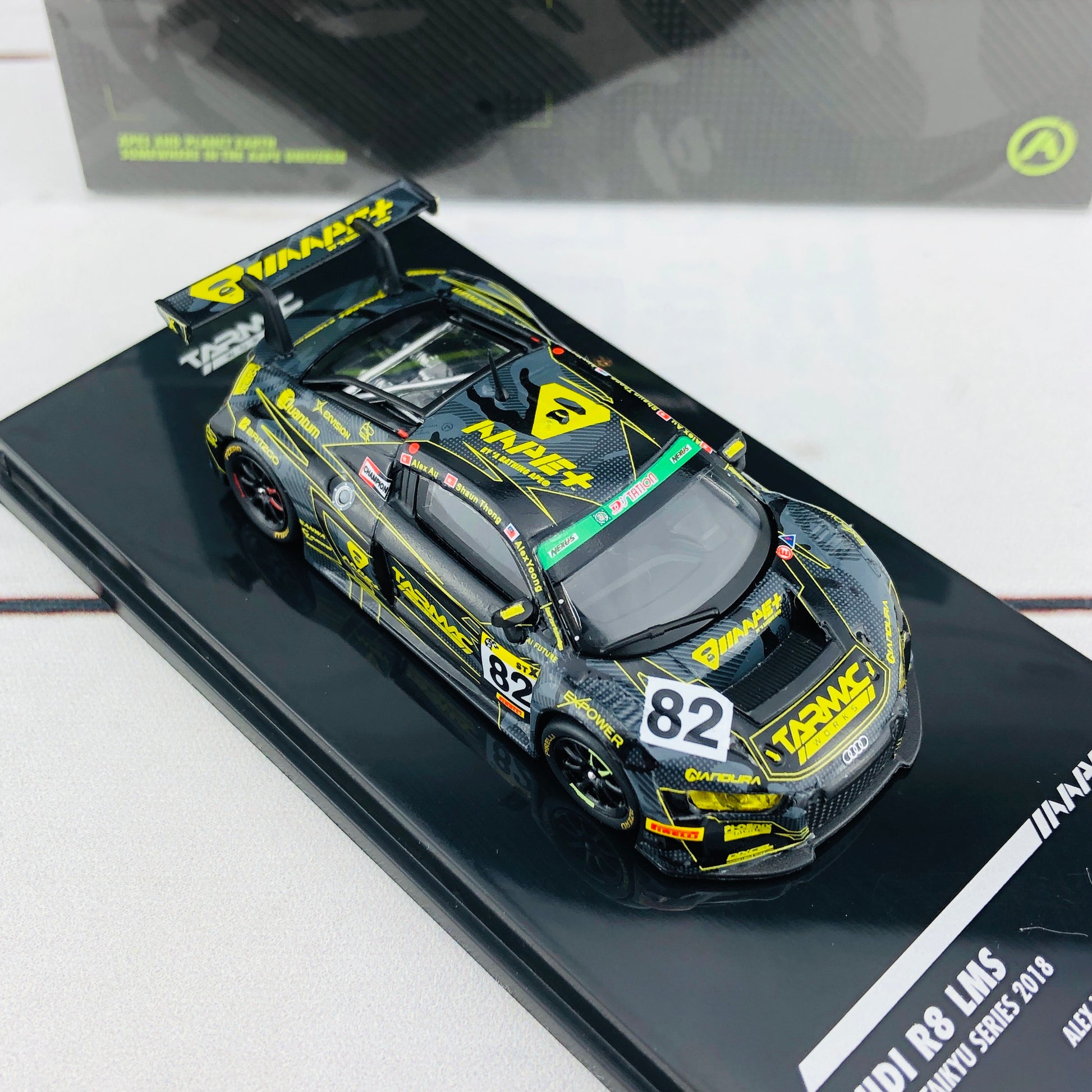 Tarmac Works 1/64 Audi R8 LMS - Super Taikyu Series 2018 AAPE / Alex Yoong / Shaun Thong / Alex Au T64-007-18ST82