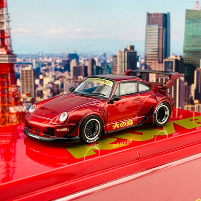 Tarmac Works 1/64 RWB 993 火の鳥 Firebird Singapore Special Edition T64-017-BF