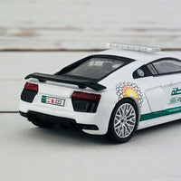 Tarmac Works GLOBAL64 1/64 Audi R8 V10 Plus - Dubai Police