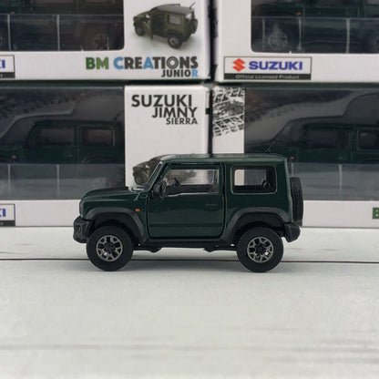 BM Creations 1/64 Suzuki Jimny Sierra (JB74) RHD - Jungle Green (ZZC) 64B0005