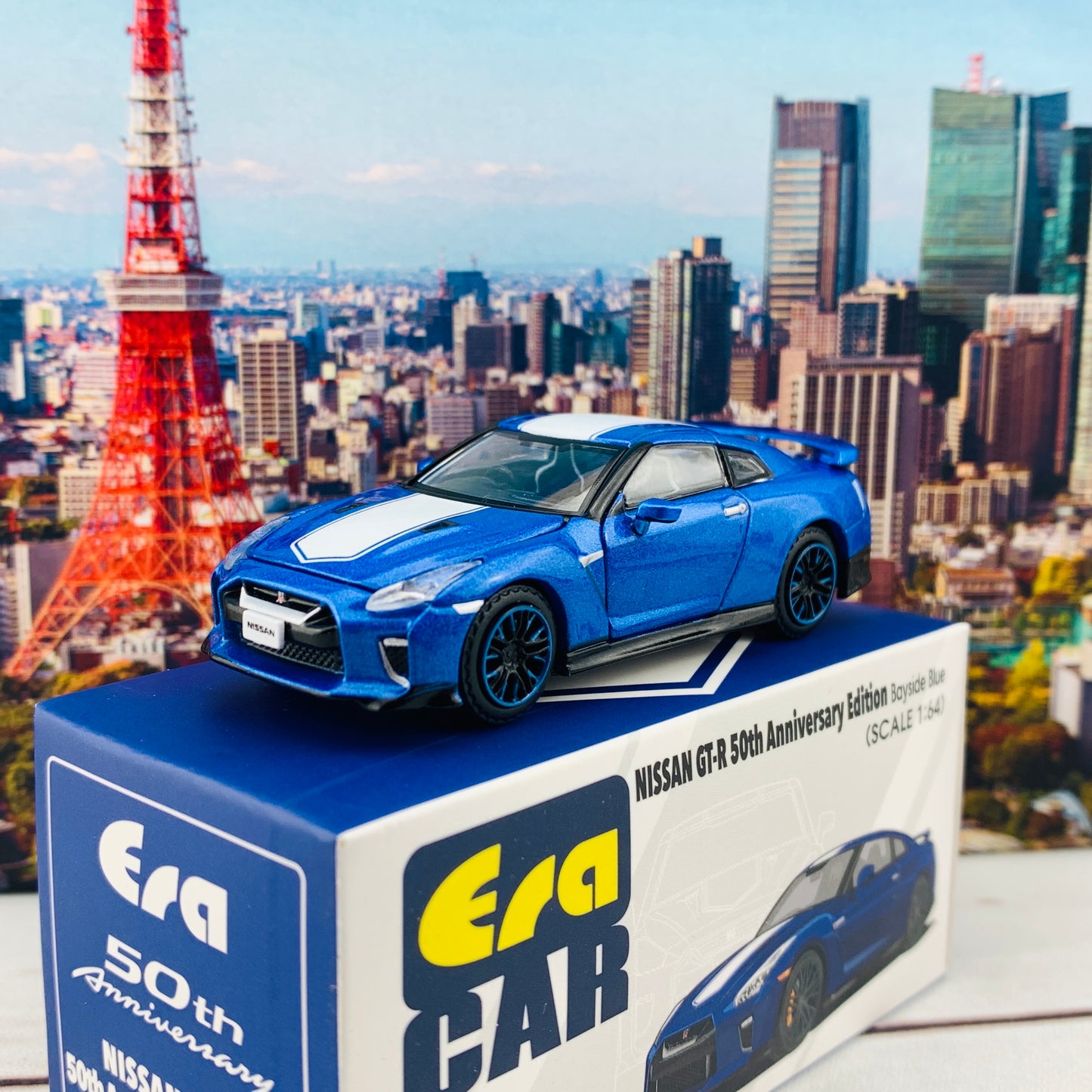 ERA CAR 21 1/64 Nissan GTR 50th Anniversary Edition Bayside Blue NS20GTRSP24