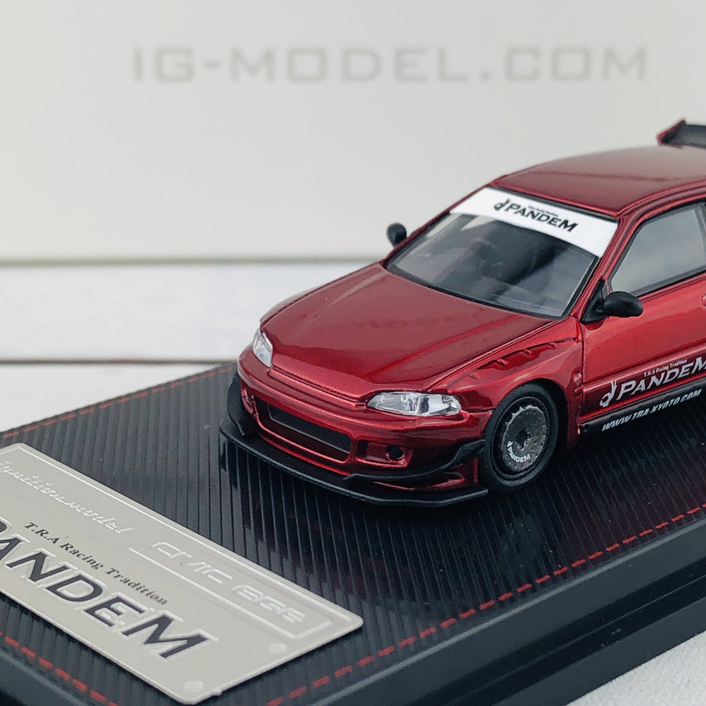 Ignition Model 1/64 Pandem Civic (EG6) Red Metallic 1414