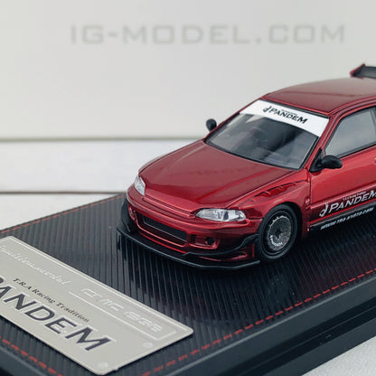Ignition Model 1/64 Pandem Civic (EG6) Red Metallic 1414