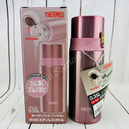 THERMOS Stainless Flask Slim Bottle 0.35L Pink FFM-350 P (4580244691913)