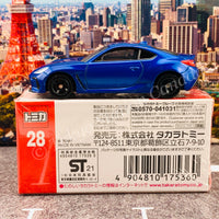 TOMICA 28 SUBARU BRZ 4904810175360