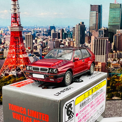 TOMYTEC Tomica Limited Vintage NEO 1/64 Lancia Delta HF Integrale 16V (wine) LV-N130c