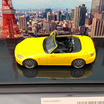 Products HOBBY JAPAN 1/64 Honda S2000 AP1 Type 200 Customized Version Yellow HJ641020CY
