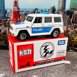 TOMICA EVENT MODEL No. 4 Mercedes Benz G Class Patrol Car (4904810798965)