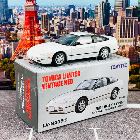 Tomytec Tomica Limited Vintage Neo 1/64 Nissan 180SX TYPE-II (white) LV-N235b