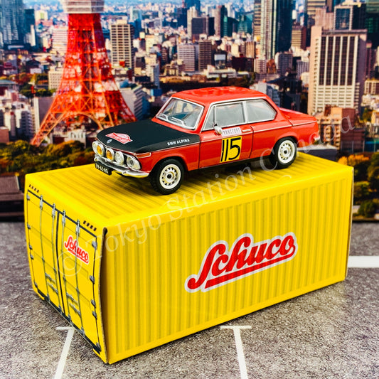 Tarmac Works x Schuco 1/64 BMW 2002  Rally Monte Carlo 1969 *** Schuco Special Edition *** T64S-007-MC69