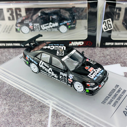 INNO64 1/64 TOYOTA ALTEZZA #36 "UENO CLINIC TOM'S"  Super Taikyu 2000 Final Round Class Winner IN64-RS200-UCST