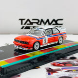 Tarmac Works 1/64 BMW M3 E30  Spa 24hours Race 1992 Winner Soper / Martin / Danner (Decal included) T64-009-92SPA05