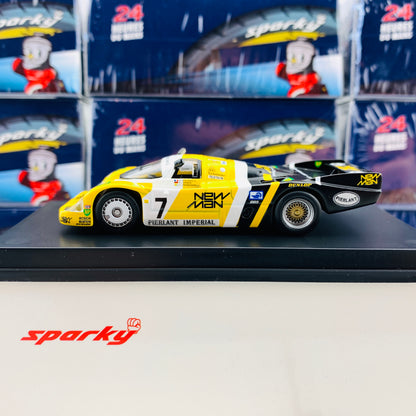 Sparky 1/64 PORSCHE 956B NO.7 NEW-MAN JOEST RACING WINNER 24H LE MANS 1984 H. PESCAROLO - K. LUDWIG Y115