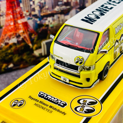 Tarmac Works 1/64 COLLAB64 Toyota Hiace Widebody Mooneyes *** Collaboration with Mooneyes *** T64-038-ME
