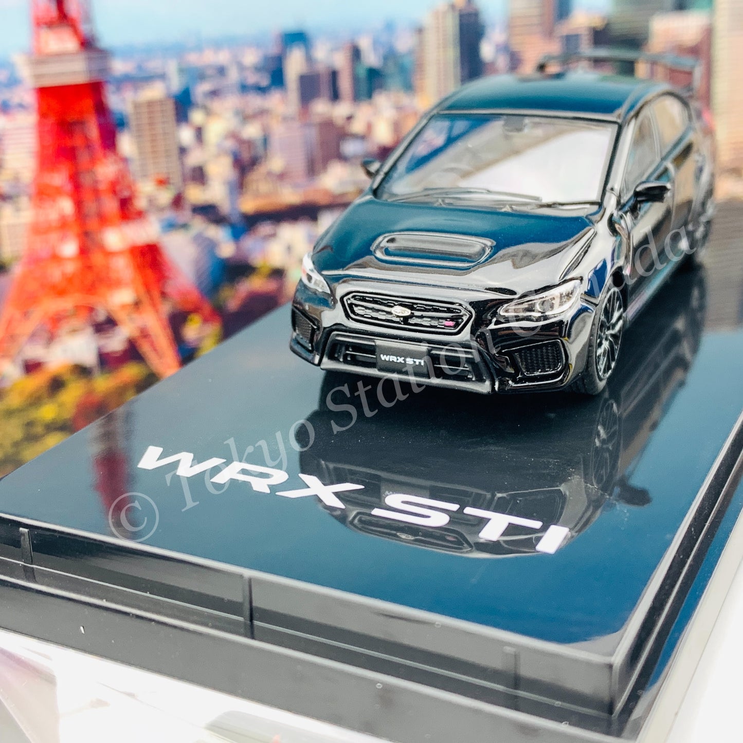 HOBBY JAPAN 1/64 SUBARU WRX STI Type S (VAB) Crystal Black Silica HJ641021BK