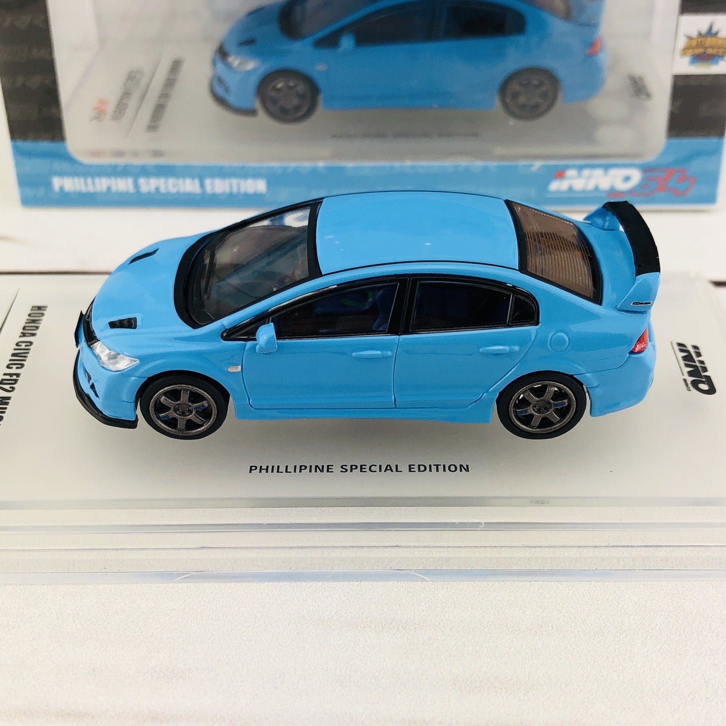 INNO64 HONDA CIVIC FD2 Mugen RR Philippine Special Edition IN64-FD2-LBPHS