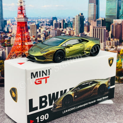 MINI GT 1/64 LB WORKS Lamborghini Huracán ver. 2 Magic Bronze LHD MGT00190-L
