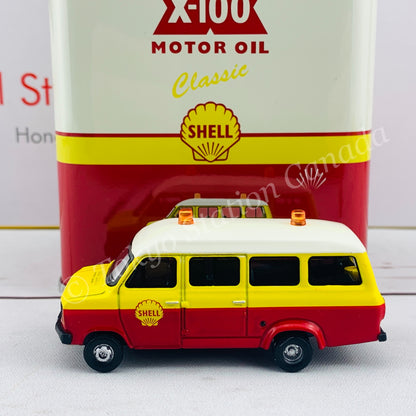 Tiny 微影 Hong Kong Shell 1960's Van with Shell X-100 Motor Oil Can ATC65109