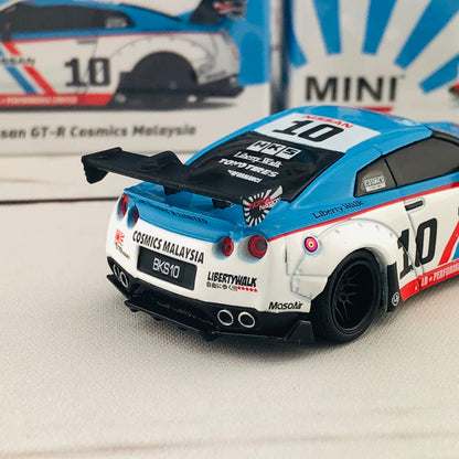 MINI GT LIBERTYWALK LB★WORKS Nissan GTR (R35) Cosmics Malaysia RHD MGT00066-R