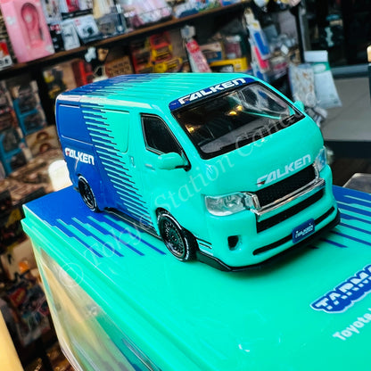 TARMAC WORKS 1/64 HOBBY64 Toyota Hiace Widebody Falken T64-038-FAL