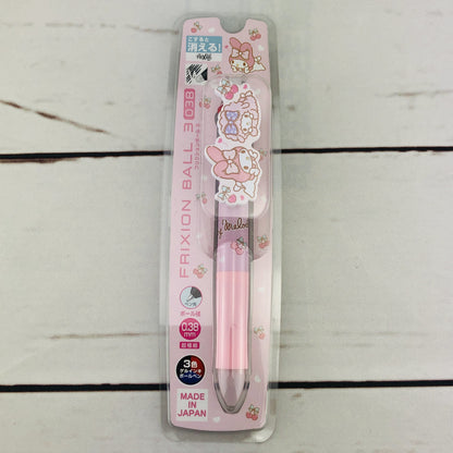 My Melody Frixion Ball Pen 0.38mm (3 Colors) D861 Made in Japan