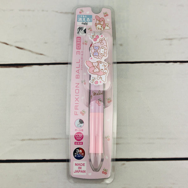 My Melody Frixion Ball Pen 0.38mm (3 Colors) D861 Made in Japan