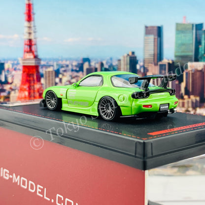 Ignition Model 1/64 Mazda RX-7 (FD3S) RE Amemiya Green Metallic IG1947
