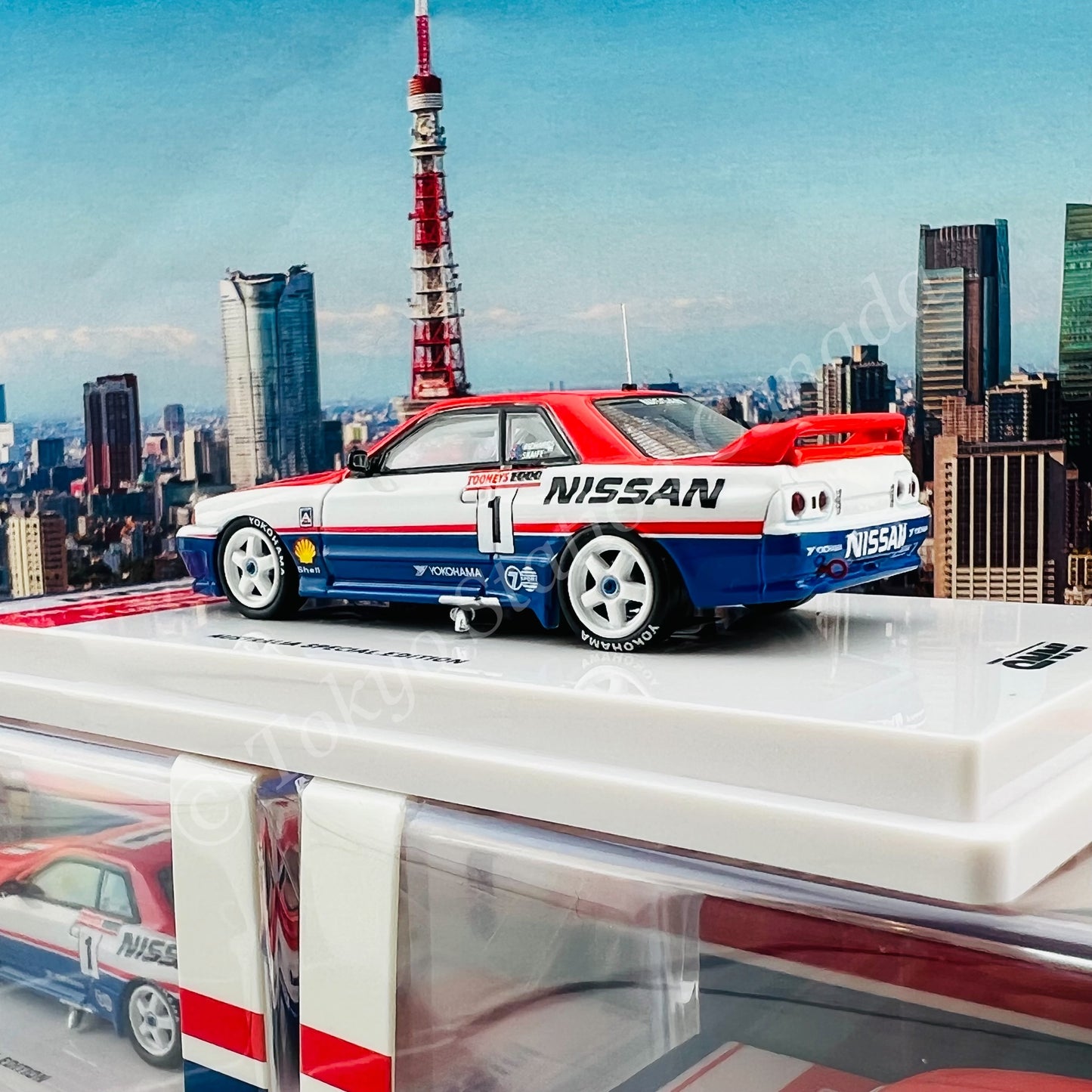 INNO64 1/64 NISSAN SKYLINE GT-R R32 #1 "NISSAN MOTORSPORT" Bathurst Tooheys 1000 Winner 1991 Jim Richards / Mark Skaife Australia Special Edition IN64-R32-1KT91