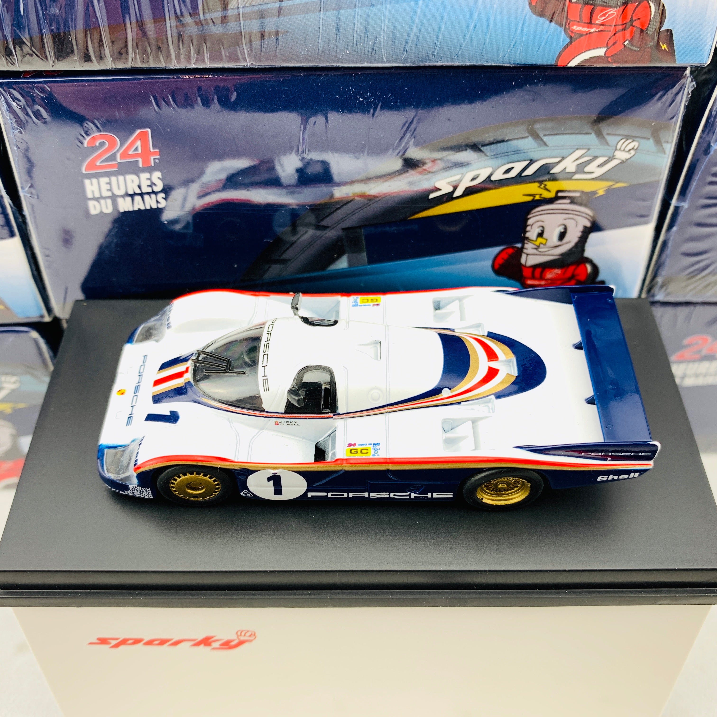 Sparky 1/64 PORSCHE 956 NO.1 ROTHMANS PORSCHE SYSTEM WINNER 24H LE