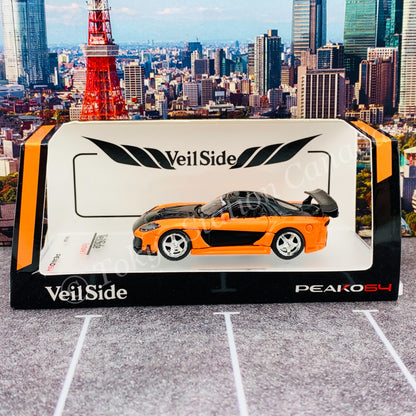 PEAKO64 1/64 VeilSide Fortune 7 (Orange with Black Strap) 62502
