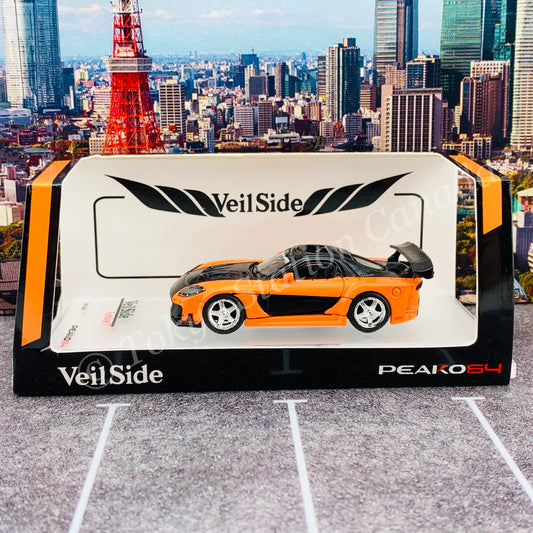 PEAKO64 1/64 VeilSide Fortune 7 (Orange with Black Strap) 62502