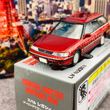 TOMYTEC TOMICA LIMITED VINTAGE NEO 1/64 Subaru Legacy Touring Wagon Brighton 220 Red (1992) LV-N231a