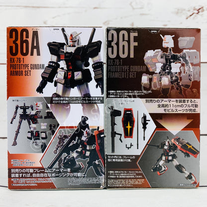 GFRAME 12 Mobile Suit Gundam 36A RX-78-1 PROTOYTPE GUNDAM Armor Set and 36F RX-78-1 PROTOYTPE GUNDAM Frame (01) Set