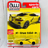AUTO WORLD 1/64 2020 Chevy Corvette Accelerate Yellow 849398049402