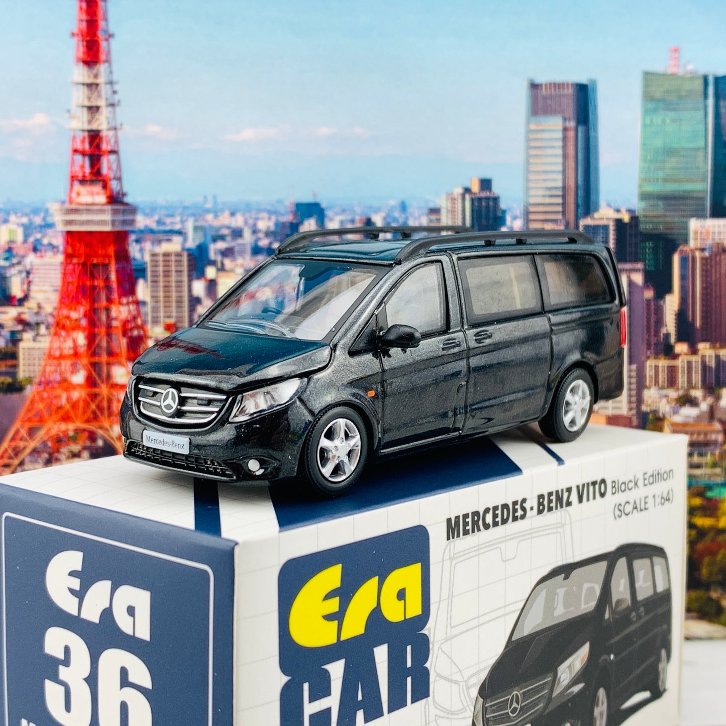 ERA CAR 36 1/64 Mercedes-Benz Vito - Black Edition MB20VITRN36