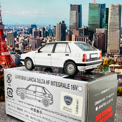 TOMYTEC Tomica Limited Vintage NEO 1/64 Lancia Delta HF Integrale 16V (white) LV-N130d