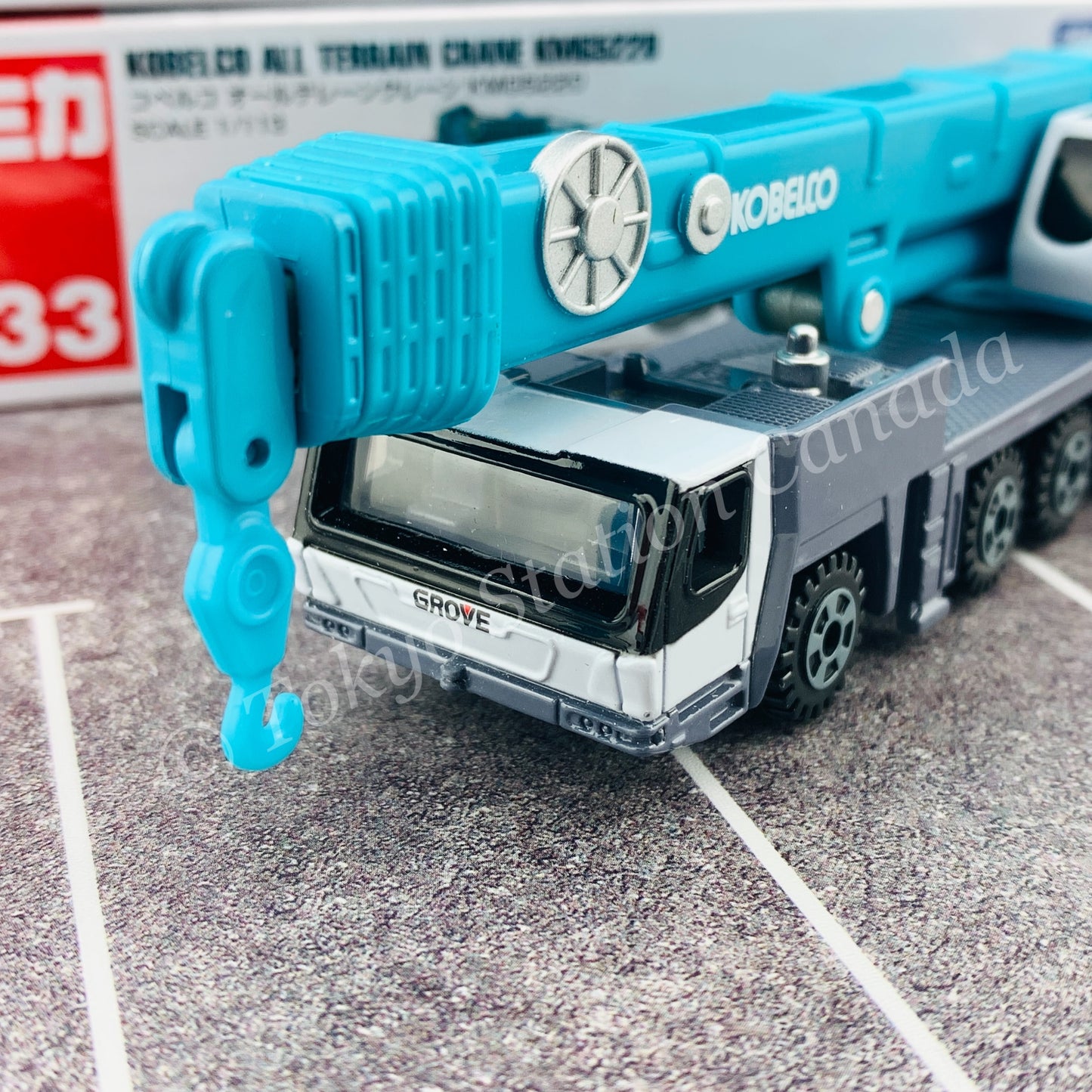 TOMICA 133 Kobelco All Terrain Crane KMG5220