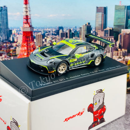 Sparky 1/64 PORSCHE 911 GT3 R NO.912 ABSOLUTE RACING FIA GT WORLD CUP MACAU 2019 KÉVIN ESTRE Y171