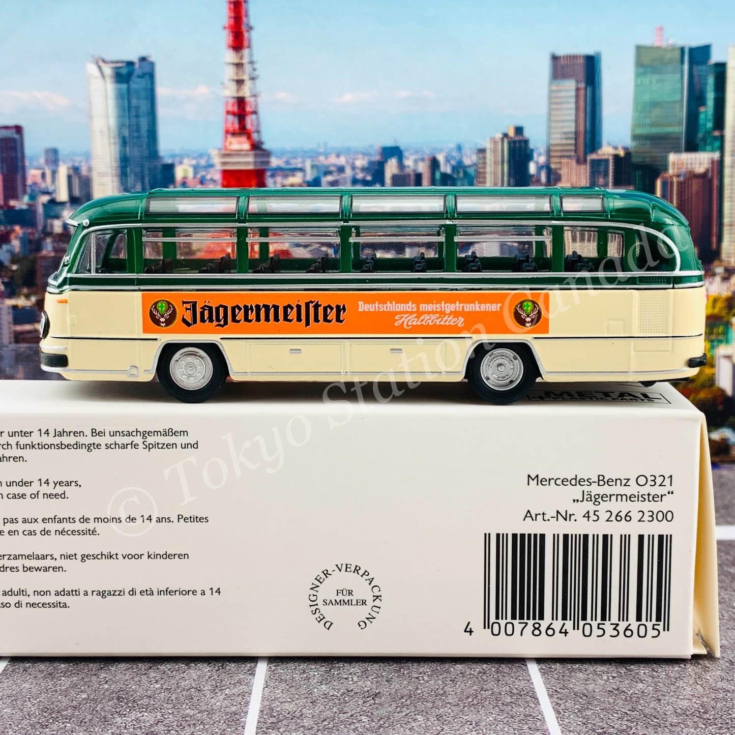 Schuco 1/87 Mercedes-Benz O321 Jagermeister 452662300