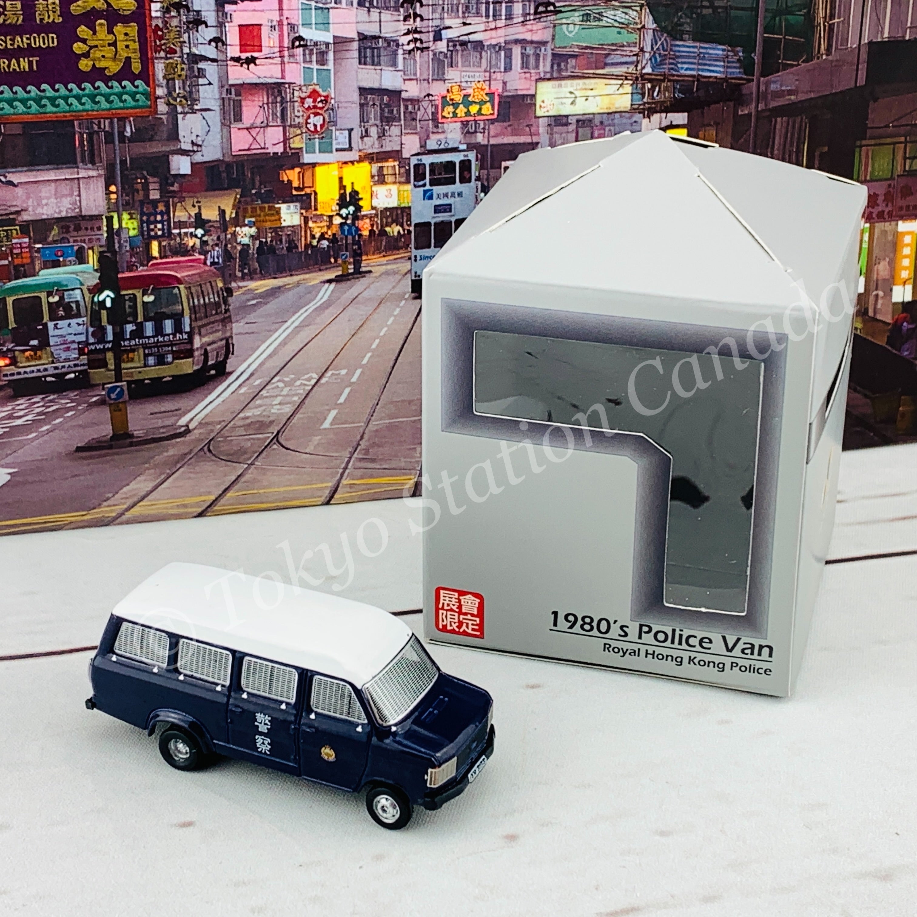 TINY 微影1980's Police Van Royal Hong Kong Police Limited
