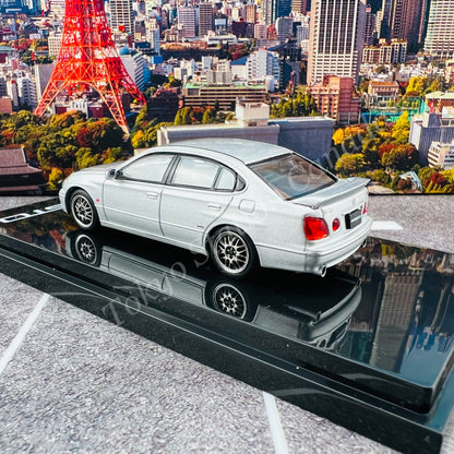 HOBBY JAPAN 1/64 Toyota ARISTO V300 VERTEX EDITION Customized Version Silver HJ641030CS