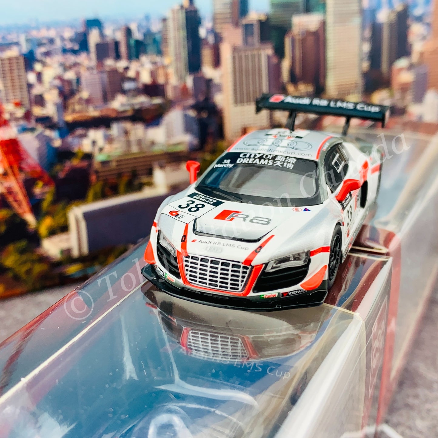 POPRACE 1/64 Audi R8 LMS No.38 Macau GT Cup 2013 Marchy Lee PR64-R8UL-13MGC38