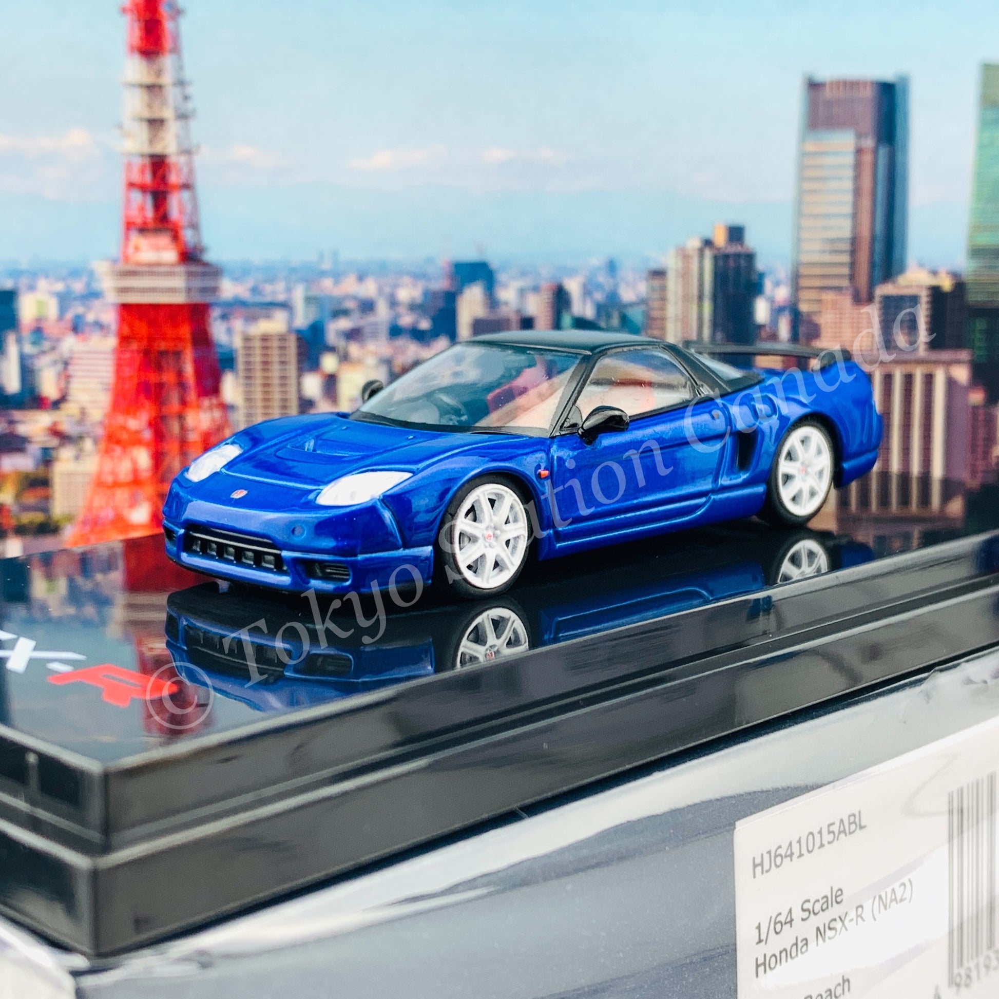 HOBBY JAPAN 1/64 Honda NSX-R (NA2) Long Beach Blue Pearl HJ641015ABL
