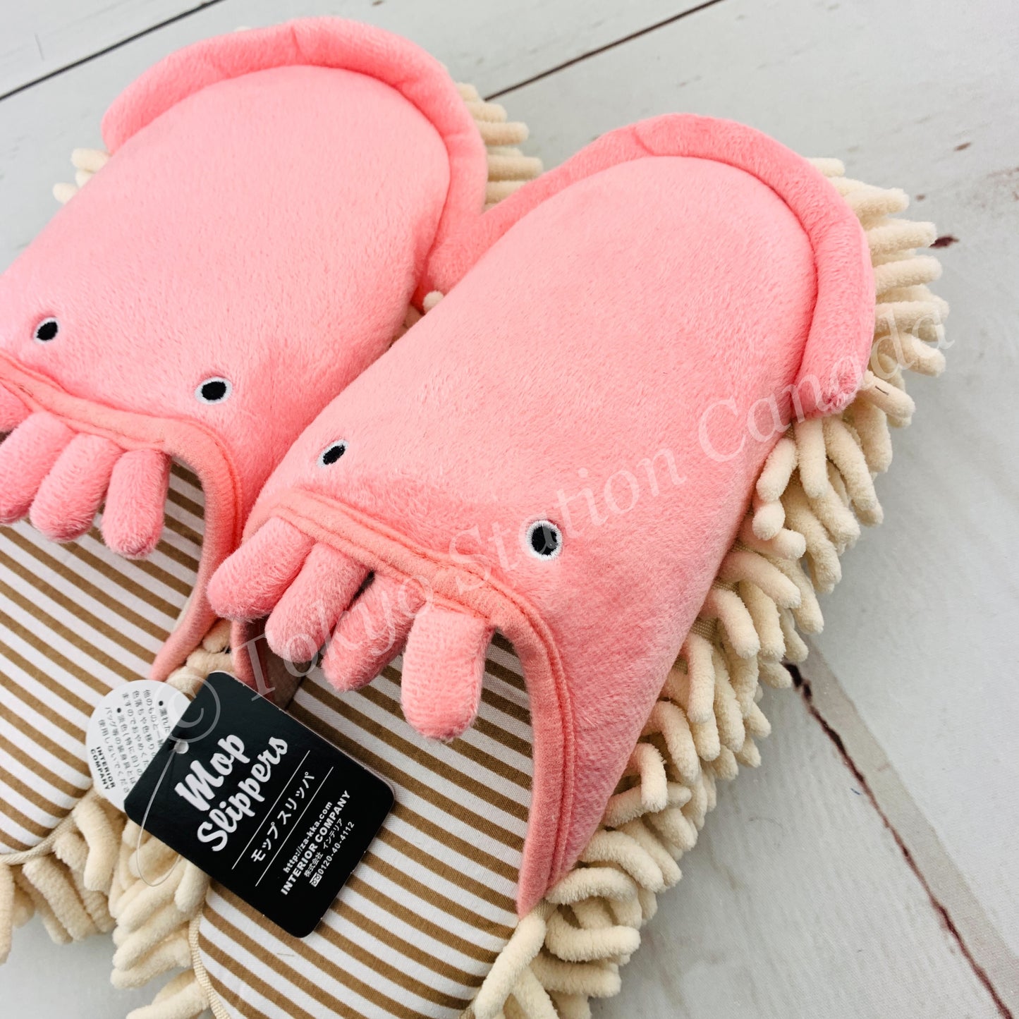 Microfiber Mop Slippers SQUID ISE-0281