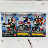 SHODO-X Kamen Rider 7 - Kamen Rider V3 + Hurricane (A Side and B Side) Complete Set