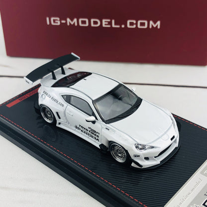Ignition Model Pandem Toyota 86 V3 White Metallic 1750