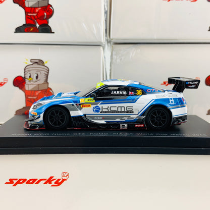 Sparky 1/64 NISSAN GTR NISMO GT3 - KCMG - FIA GT World Cup Macau 2018 Oliver JARVIS Y130